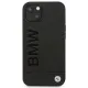 Hülle BMW BMHCP14MSLLBK iPhone 14 Plus 6,7 &quot;schwarz / schwarz Lederstempel