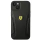 Ferrari FEHCP14MRBUK iPhone 14 Plus 6.7&quot; black/black hardcase Leather Stamp Sides