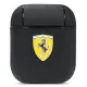 Ferrari FESA2LEBK AirPods cover black/black On Track Leather