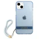 Guess GUHCP13MHTSGSB iPhone 13 6.1 &quot;blue / blue hardcase Translucent Stap