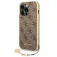 Guess GUHCP14XGF4GBR iPhone 14 Pro Max 6,7 &quot;brown / brown hardcase 4G Charms Collection