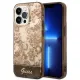Guess GUHCP14XHGPLHC iPhone 14 Pro Max 6,7&quot; ockerfarbene Hardcase-Porzellankollektion