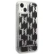 Karl Lagerfeld KLHCP14MLMNMK iPhone 14 Plus 6.7 &quot;hardcase black / black Liquid Glitter Monogram