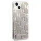Karl Lagerfeld KLHCP14MLMNMS iPhone 14 Plus 6.7 &quot;hardcase silver / silver Liquid Glitter Monogram