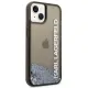 Karl Lagerfeld KLHCP14SLCKVK iPhone 14 6.1 &quot;black / black hardcase Liquid Glitter Elong