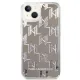 Karl Lagerfeld KLHCP14SLMNMS iPhone 14 6.1 &quot;hardcase silver / silver Liquid Glitter Monogram