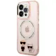 Karl Lagerfeld KLHMP14LHKCP iPhone 14 Pro 6.1&quot; Hardcase pink/pink Karl &amp; Choupette Aluminium Magsafe