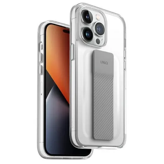 Uniq case Heldro Mount iPhone 14 Pro 6.1 &quot;transparent / lucent clear