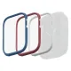 Uniq Frame Case for Moduo 3in1 for Apple Watch 4/5/6/7/8/9/SE/SE2 44/45mm Blue-Red-White/Blue-Red-White