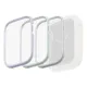 Uniq Frame Case for Moduo 3in1 for Apple Watch 4/5/6/7/8/9/SE/SE2 40/41mm Sage-Lilac-White/Sage-Lilac-White