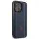 US Polo USHCP14XPFAV iPhone 14 Pro Max 6.7&quot; navy/navy blue Leather Stitch