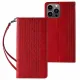 Magnet Strap Case für Samsung Galaxy S23+ Flip Wallet Mini Lanyard Stand rot