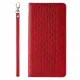 Magnet Strap Case for Samsung Galaxy S23+ Flip Wallet Mini Lanyard Stand red