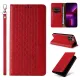 Magnet Strap Case for Samsung Galaxy S23 Ultra Flip Wallet Mini Lanyard Stand Red