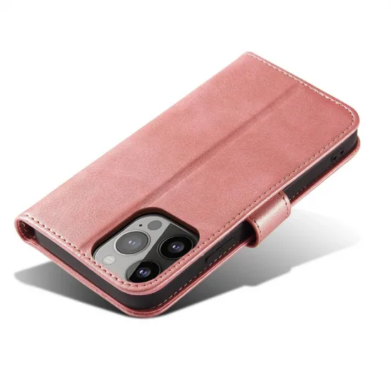 Magnet Case case for Samsung Galaxy S23+ flip cover wallet stand pink