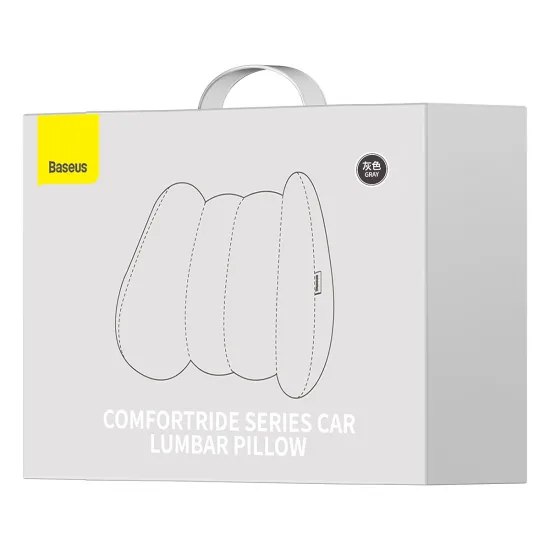 Baseus ComfortRide car lumbar pillow - gray