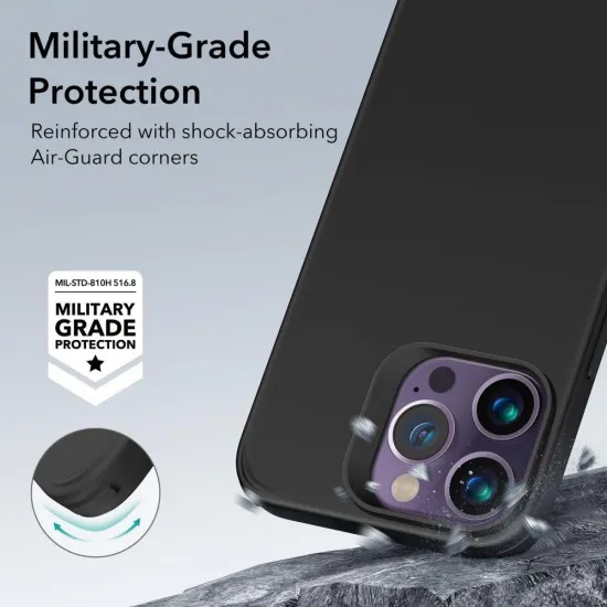 ESR Classic Hybrid Halolock MagSafe case for iPhone 14 Pro Max - black