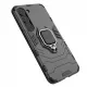 Ring Armor case for Samsung Galaxy S23 armored cover magnetic holder ring black