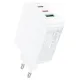 Acefast fast charger GaN (2x USB-C / USB-A) PPS / PD / QC4+ 65W white (A41)
