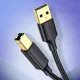Ugreen printer cable USB-A - USB-B 480Mb/s 5m black (US135)