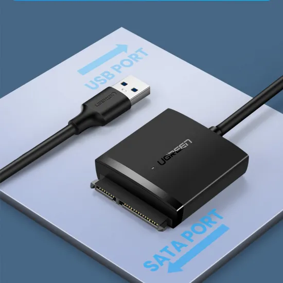 Ugreen USB3.0 adapter for 2.5' / 3.5' SATA disk black (CM257)