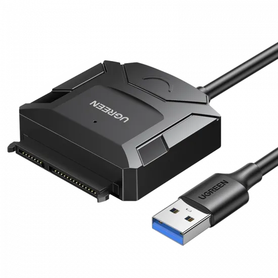 Ugreen Adapterkabel für 2,5' / 3,5' Laufwerk (USB-A 3.0 - SATA) schwarz (CR108)