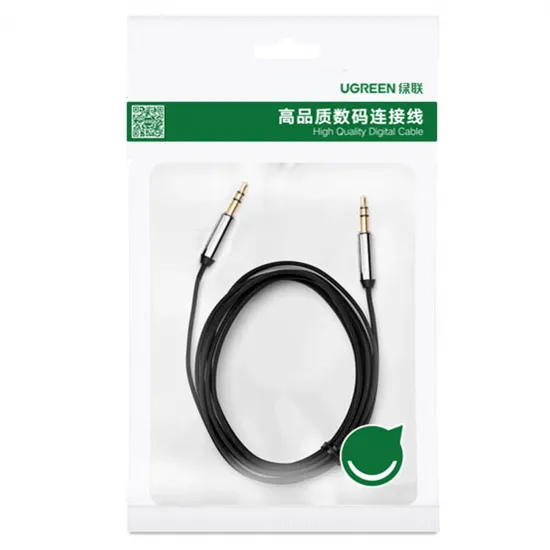 Ugreen cable audio cable AUX mini jack 3.5mm 1m black (AV119)