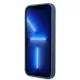 Guess GUHCP13SP4TPB iPhone 13 mini 5.4&quot; blue/blue hardcase 4G Triangle Logo Cardslot