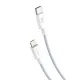 [RETURNED ITEM] Dudao L6E cable USB Type C - Lightning PD 20W 1m white (L6E)
