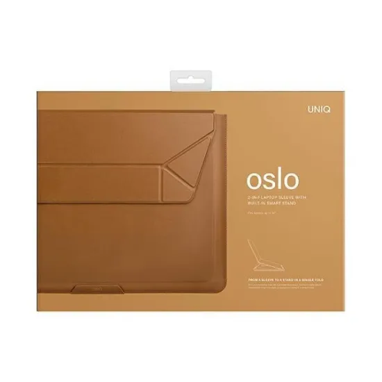 Uniq Oslo case for a 14&quot; laptop - brown