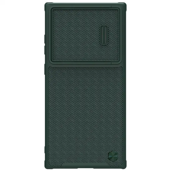 Nillkin Textured S Case for Samsung Galaxy S23 Ultra armored cover with camera cover green