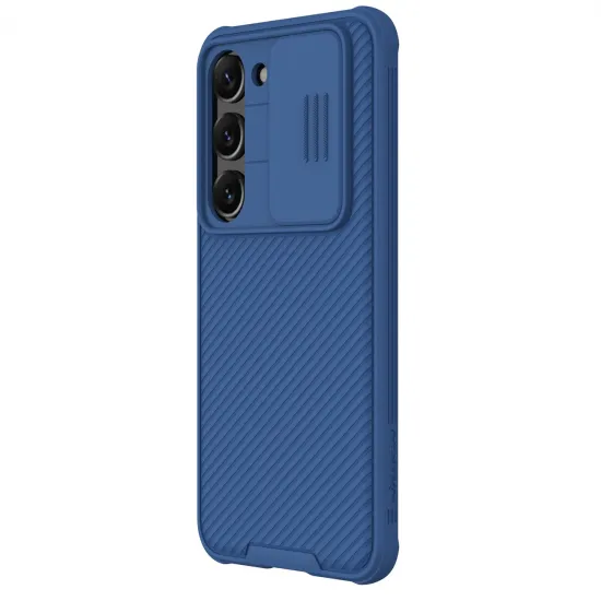 Nillkin CamShield Pro Case für Samsung Galaxy S23+, Cover mit Kameraabdeckung, blau