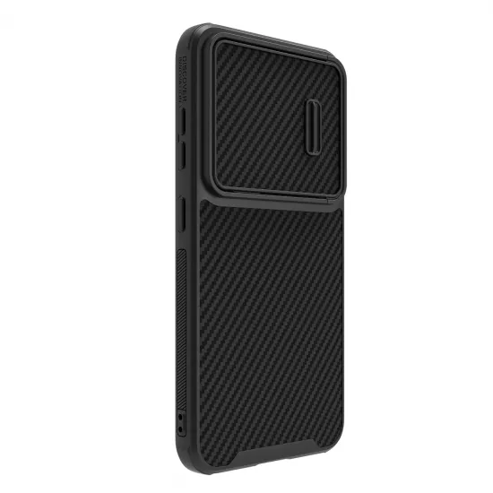 Nillkin Synthetic Fiber S Case for Samsung Galaxy S23, camera cover, black