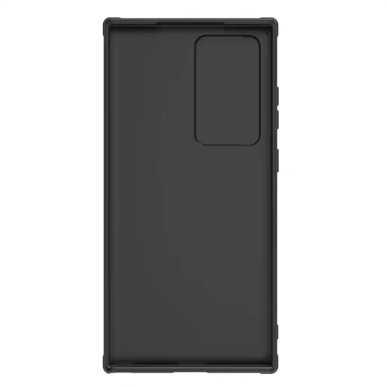 Nillkin Synthetic Fiber S Case für Samsung Galaxy S23 Ultra, Kameraabdeckung, schwarz