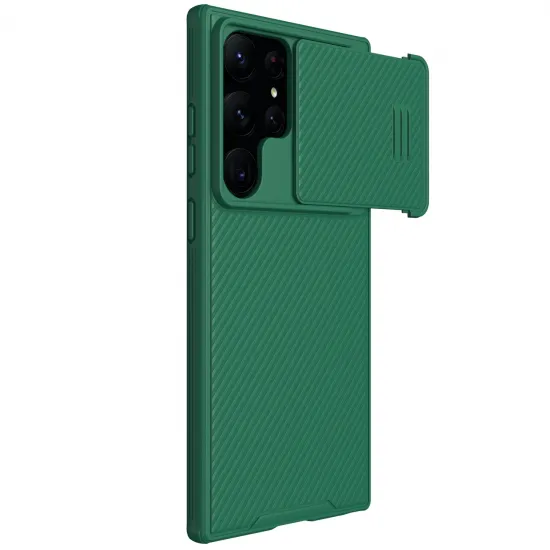 Nillkin CamShield S Case for Samsung Galaxy S23 Ultra Armored Cover Camera Cover green