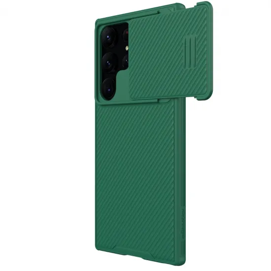 Nillkin CamShield S Case for Samsung Galaxy S23 Ultra Armored Cover Camera Cover green