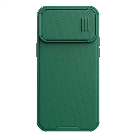 Nillkin CamShield S Case iPhone 14 Pro Max Armored Cover Camera Protector Green