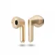 Guess GUTWST82TRD TWS Bluetooth headphones + gold/gold Triangle Logo docking station