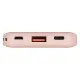 Uniq Powerbank Fuele mini 8000mAh USB-C 18W PD Fast charge pink/pink