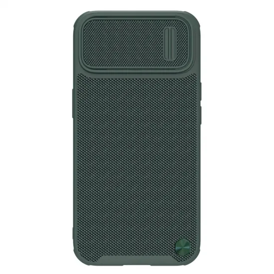 [NACH DER RÜCKGABE] Nillkin Textured S Case iPhone 14 Panzerhülle mit Kameraabdeckung grün