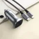 Ugreen fast car charger USB-A / USB-C 30W PD PPS gray (CD130)