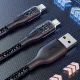 Fast charging cable 30W 1m USB - Lightning Dudao L22L - gray