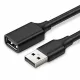 Ugreen extension cable USB (male) - USB (female) 2.0 480Mbps 1.5m black (US103)