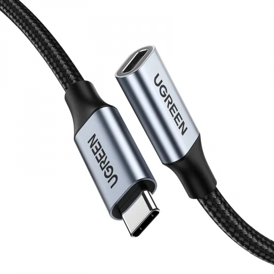 Ugreen US372 USB-C - USB-C PD QC cable 100W 5A 10Gb/s 1m - gray
