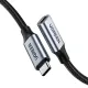 Ugreen US372 USB-C - USB-C PD QC cable 100W 5A 10Gb/s 1m - gray