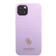 Guess GUHCP13SPS4MU iPhone 13 mini 5.4&quot; purple/purple hardcase Saffiano 4G Small Metal Logo