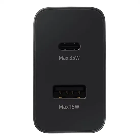 Samsung USB-C / USB-A wall charger 35W black (EP-TA220NBEGEU)