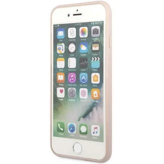 Guess GUHCI8G4GLPI iPhone 7/8/SE 2020/ 2022 pink/pink hard case 4G Stripe Collection