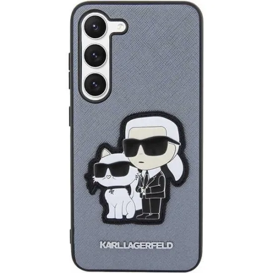 Karl Lagerfeld KLHCS23SSANKCPG S23 S911 hardcase grey/grey Saffiano Karl &amp; Choupette
