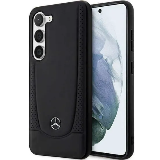 Mercedes Leather Urban case for Samsung Galaxy S23 - black